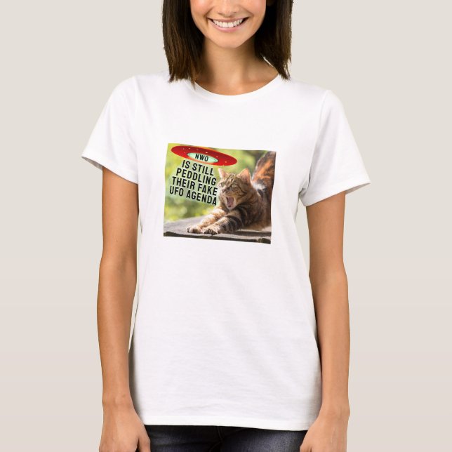 Fake UFO Agenda (light) T - Shirt (Vorderseite)