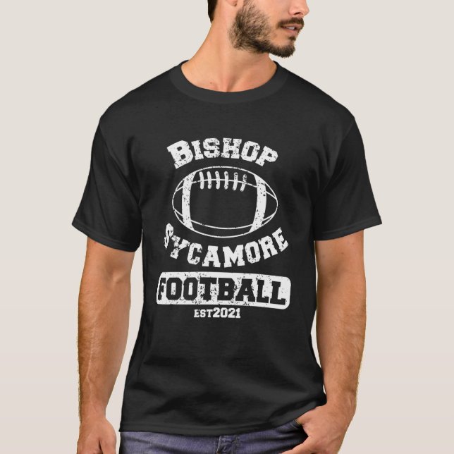 Fake Varsity High School Football Team 2021 Bischo T-Shirt (Vorderseite)