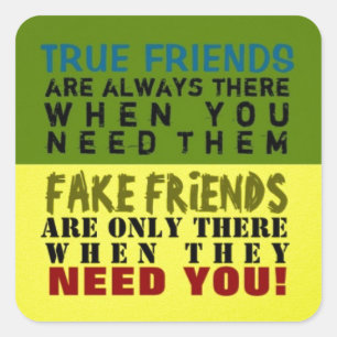 FAKE vs TRUE ~ Aufkleber