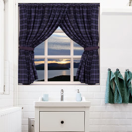 Fake Window: Abend Light in Schottland Poster