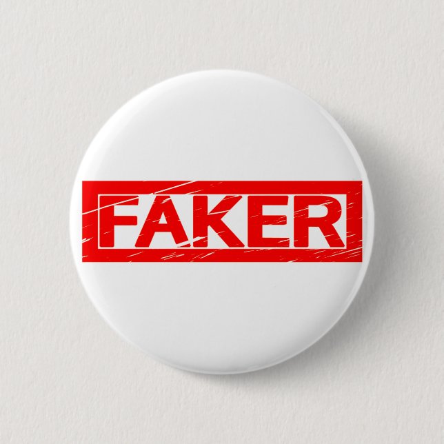 Faker Briefmarke Button (Vorderseite)