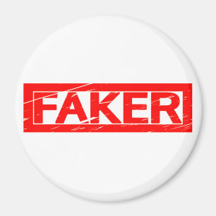 Faker Briefmarke Magnet
