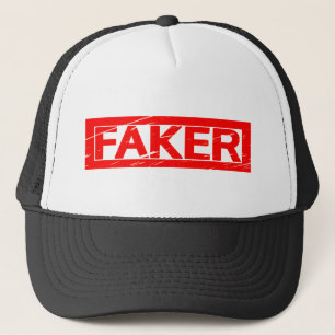 Faker Briefmarke Truckerkappe