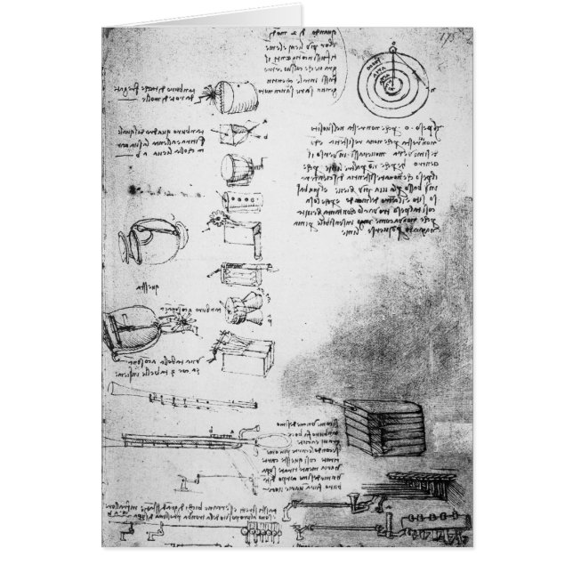 Faksimile einer Seite des Codex Arundel (Vorne)