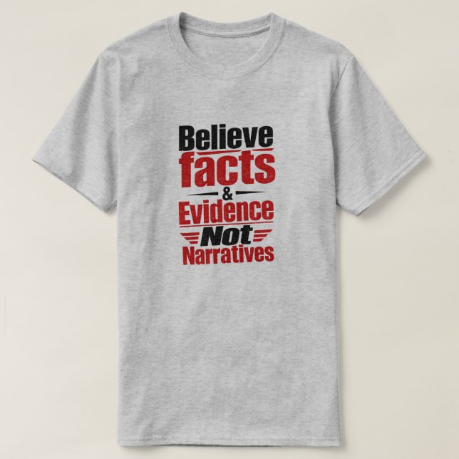 "Fakten & Beweise" T-Shirt (Design vorne)