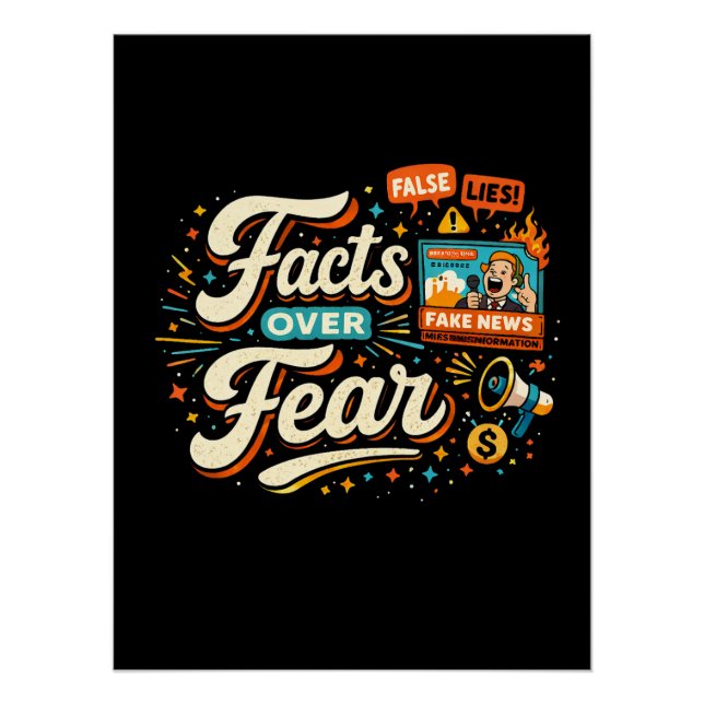 Fakten statt Angst Poster (Vorderseite)