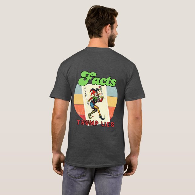 Fakten Trump lügt T - Shirt (Schwarz voll)