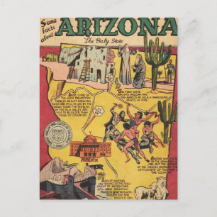 Fakten über Arizona Postkarte