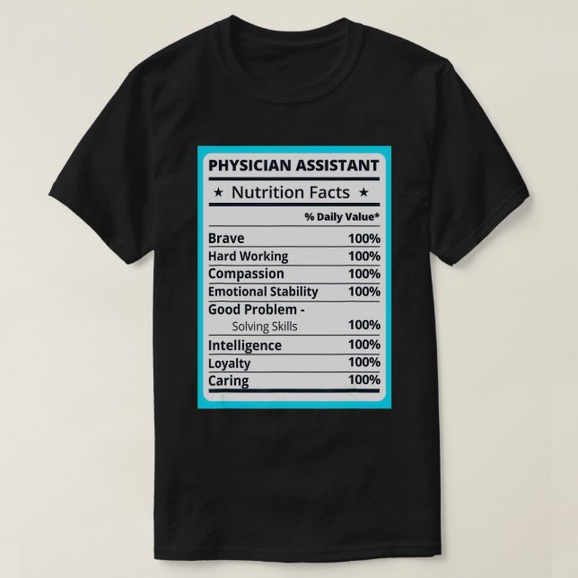 Fakten zur Assistenzernährung T-Shirt (Design vorne)
