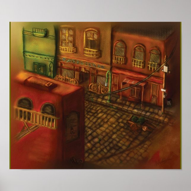 Faktische Stadt Poster (Vorne)