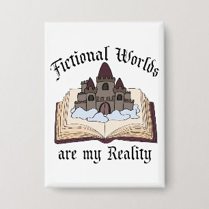 Faktische Wörter sind mein echtes Buch Lover Button