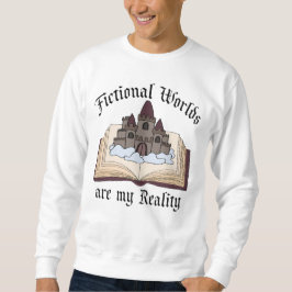 Faktische Wörter sind mein echtes Buch Lover Zitat Sweatshirt