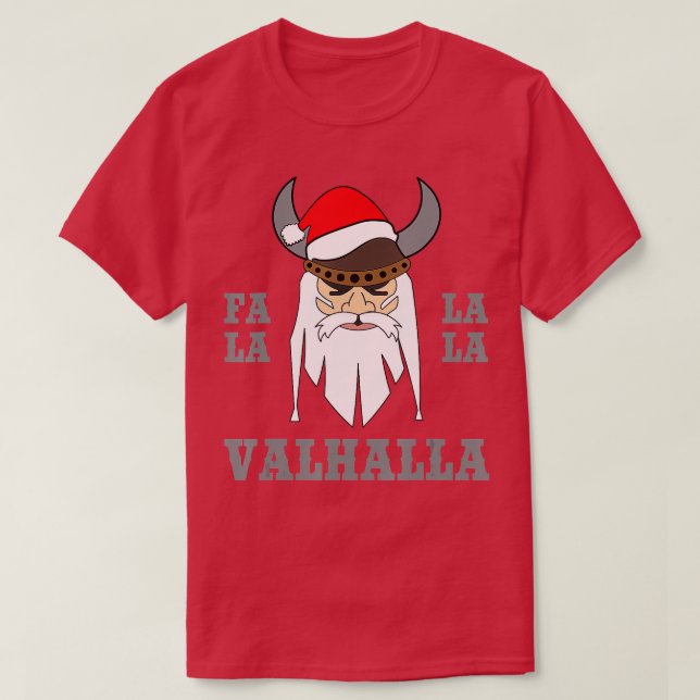Fala Lala Valhalla Weihnachten Weihnachten T-Shirt (Design vorne)