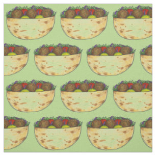 Falafel Balls Lettuce Tomato Pita Feinschmecker Sa Stoff