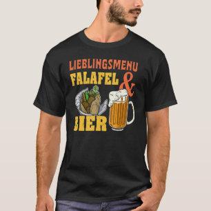 Falafel-Bohnen Arabische Küche Ägypten Veganer Url T-Shirt