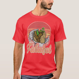 Falafel Bohnen arabische Küche Unterkunft veganen T-Shirt