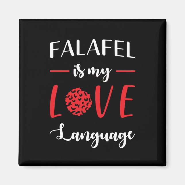 Falafel Liebe Magnet (Vorne)