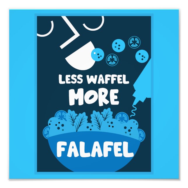 Falafel Middle East Street Food Fotodruck (Vorne)