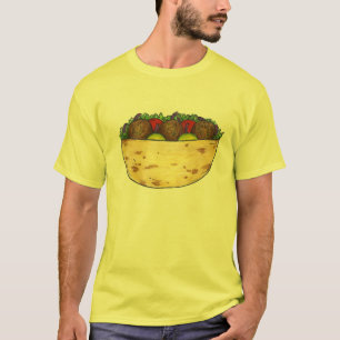 Falafel Pita mediterrane Küche T-Shirt