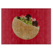 Falafel Sandwich Cutting Board