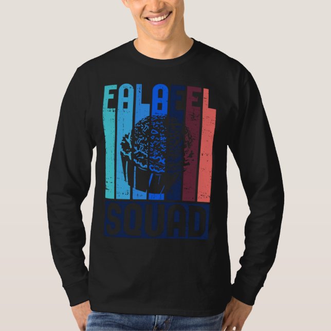 Falafel Squad Arabic Food Chef Eating Hummus T-Shirt (Vorderseite)