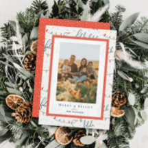 Falala Christmas Lights Holiday Foto Card