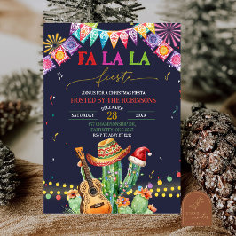 Falala Fiesta Christmas Cactus Holiday Party Einladung