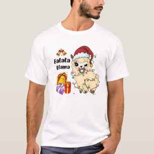 Falala Llama Funny Christmas T-Shirt
