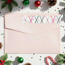 Falala Pastel Colors Schecktes Muster Weihnachten