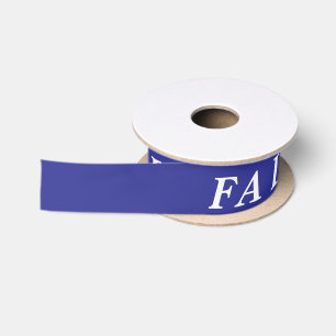 FALALA STYLISCH MODERNE WEIHNACHTEN DUNKELBLAU SATINBAND