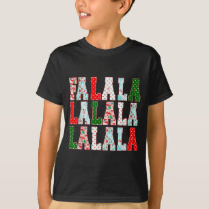 Falala Weihnachtsfeier Xmas Grafiken Familien-Pyja T-Shirt