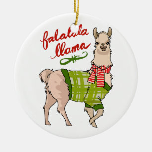 Falalala Lama Keramik Ornament