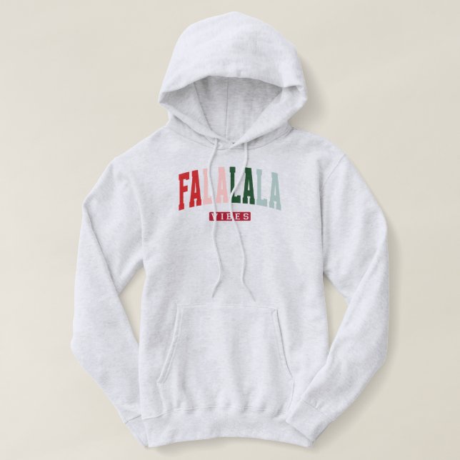 FALALALA VIBES Urlaub Hoodie (Design vorne)