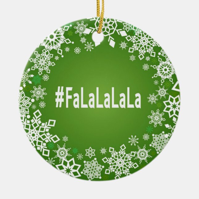 #FaLaLaLaLa Verzierung Keramikornament (Vorne)