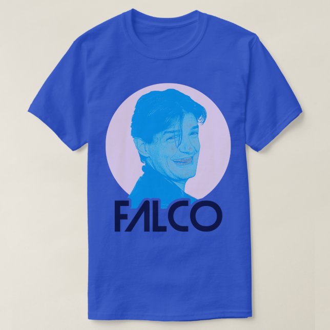 Falco Retro 80er Tribute T-Shirt (Design vorne)