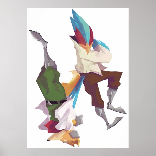 Falco und Fox Poster (Vorne)