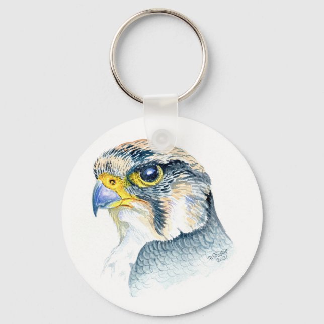 Falcon 5,7 cm Basistastenring Schlüsselanhänger (Vorderseite)