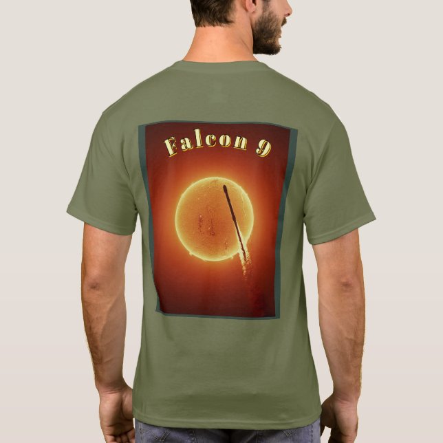 Falcon 9 T-Shirt (Rückseite)
