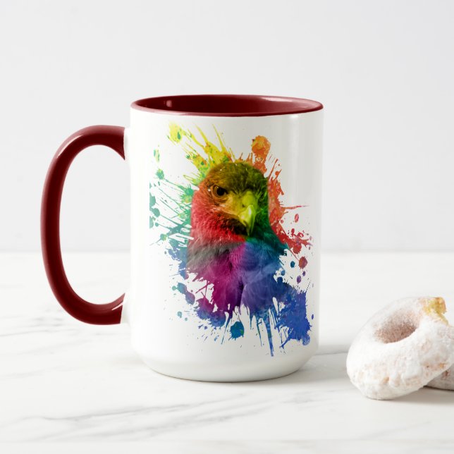 Falcon Art Tasse (Mit Donut)