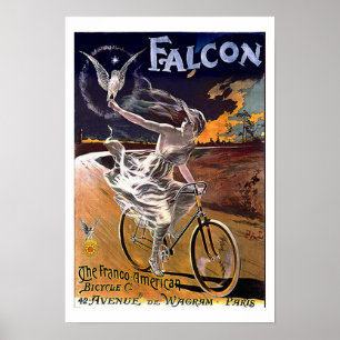 Falcon Bicycle-c1890 Poster