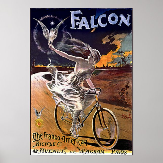 Falcon Bicycle Poster (Vorne)