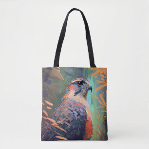 Falcon Bird Animal Portrait Painting Wildlife Free