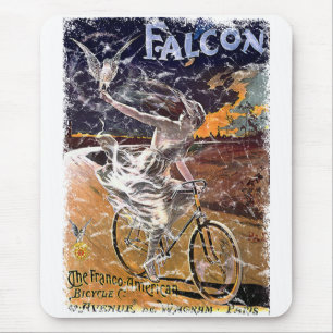 Falcon Fahrrad - abgenutzt Mousepad