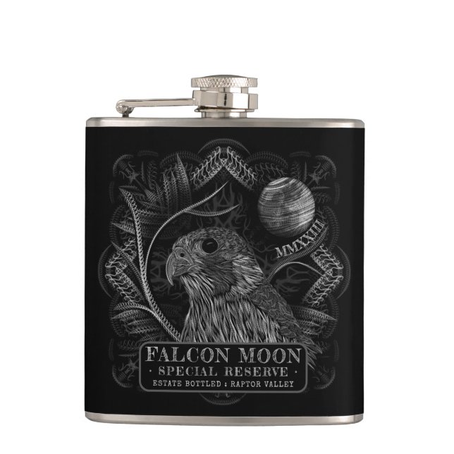 Falcon Full Moon Flachmann (Vorderseite)