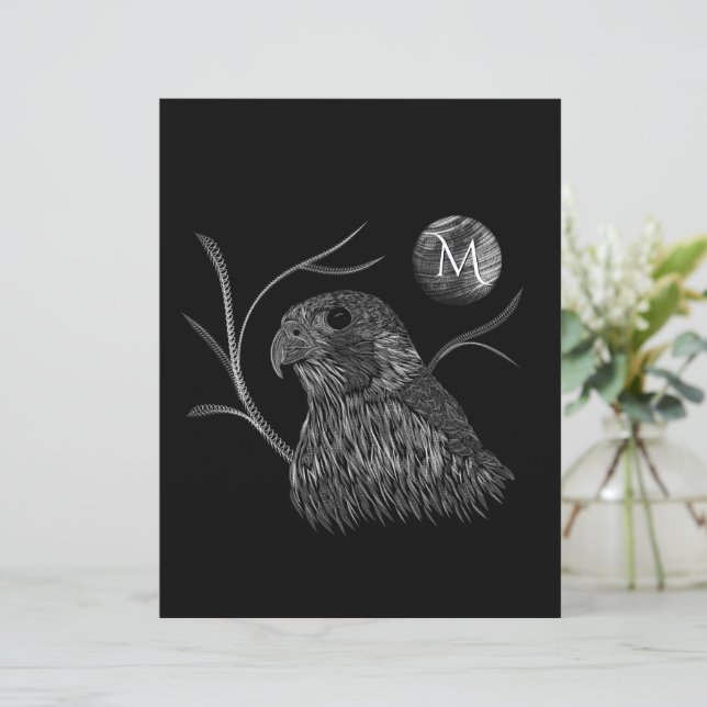 Falcon Full Moon Monogram Black (Stehend Vorderseite)