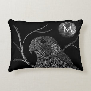 Falcon Full Moon Monogram Black Dekokissen
