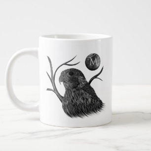 Falcon Full Moon Monogram Jumbo-Tasse