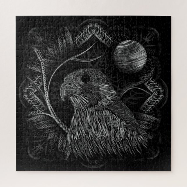 Falcon Full Moon Puzzle (Vertikal)