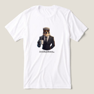 Falcon Geschäftsmann lädt Focus Kaffee Tri-Blend Shirt