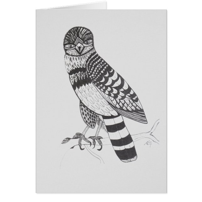 Falcon Greeting Card (Vorne)